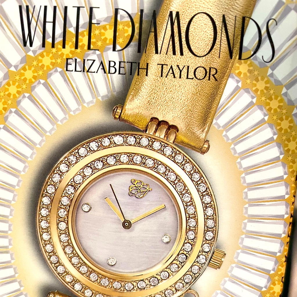 White Diamonds Elizabeth Taylor Watch New